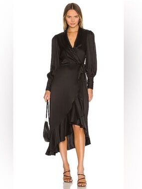 green emerald velvet dress Zimmermann Spliced Mesh Midi Dress Black Blk